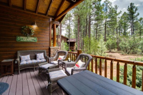 Villa in the Pines in Show Low Deck and Fire Pit